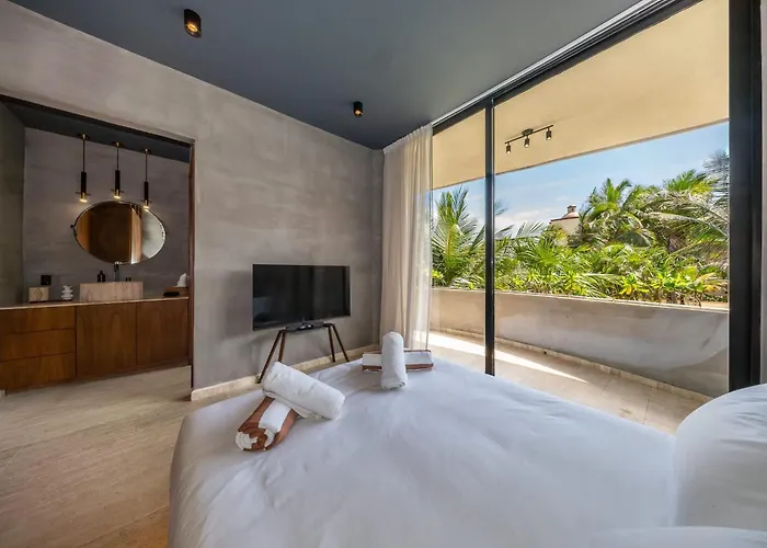 Appartement Oceanfront Luxury 3br In Tankah With Private *