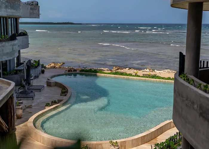 Oceanfront Luxury 3br In Tankah With Private Appartement Tulum