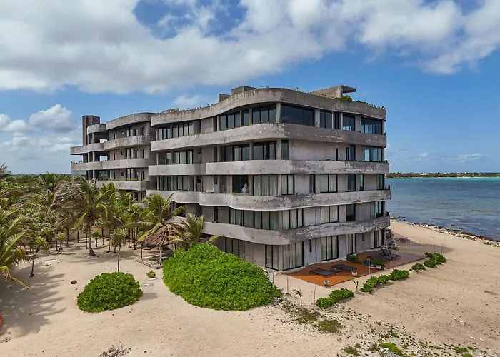 Oceanfront Luxury 3br In Tankah With Private Appartement Tulum